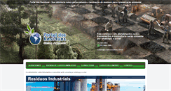 Desktop Screenshot of portaldosresiduos.com.br