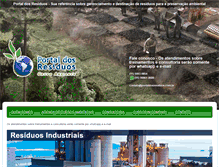 Tablet Screenshot of portaldosresiduos.com.br